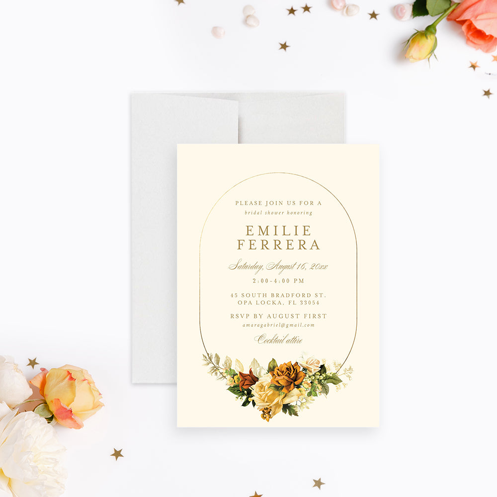 Printed Bridal Shower Invitations