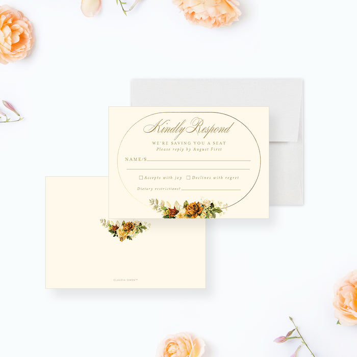 Floral Bridal Shower Invitation Elegant Vintage Arch Design