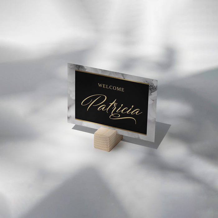 Floral Rehearsal Dinner Invitation Elegant Black Wedding Event Invite