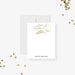 Forever Young thank you card with elegant gold-style script lettering and personalized name for a milestone birthday celebration-front