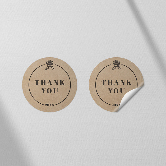 Fourth of July BBQ Party Invitation Rustic Classic Design