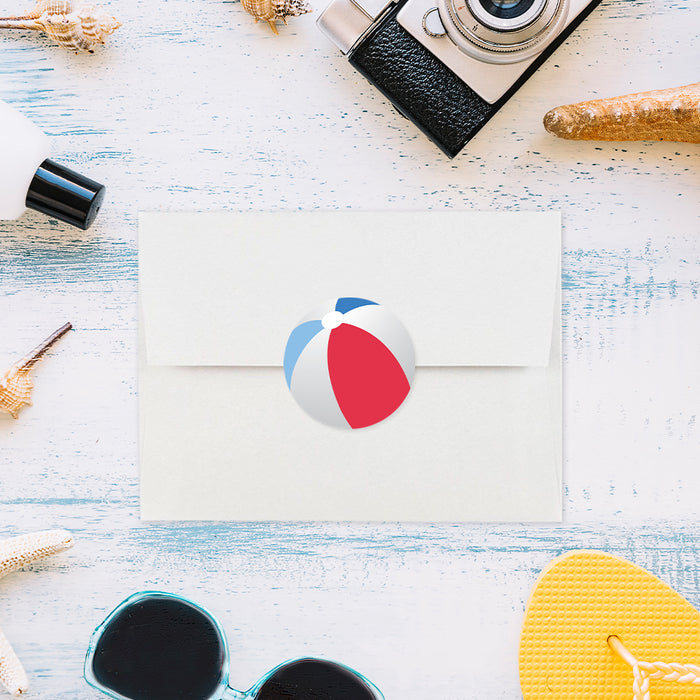 Fourth of July Beach Party Invitation Independence Day Celebration