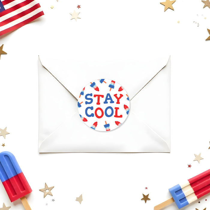 Fourth of July Popsicle Party Invitation Patriotic Summer Design