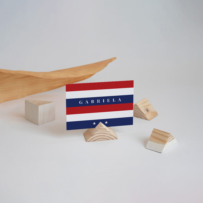 Fourth of July Invitation Patriotic Red White Blue Party Design