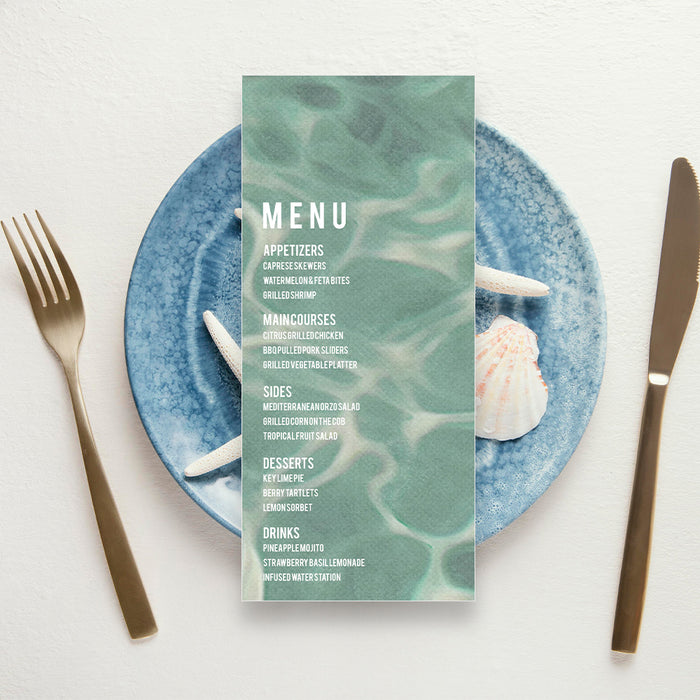 Swimming and Sunbathing Pool Birthday Party Invitation