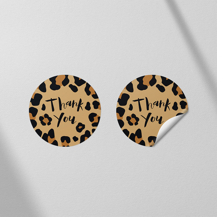 Wild One First Birthday Party Invitation with Animal Leopard Print, Invitation Card for Children, Safari Birthday Invites