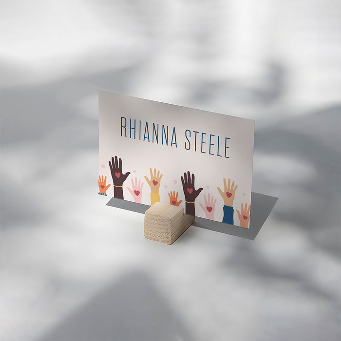 Charity Fundraiser Invitation Lend a Helping Hand Event Card