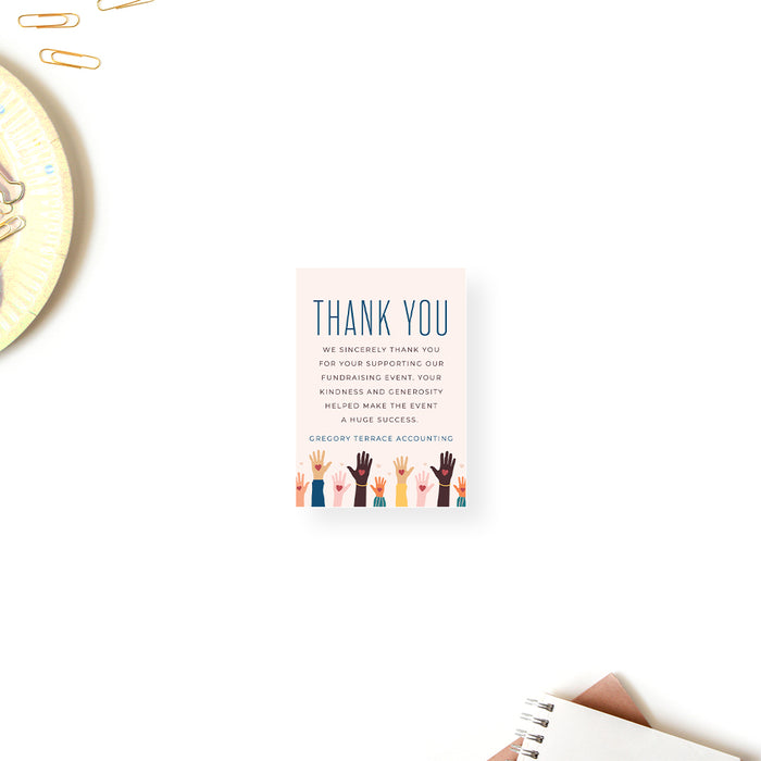 Charity Fundraiser Invitation Lend a Helping Hand Event Card