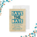 Funny 30th birthday save the date card with bold typography and humorous wording for an adult milestone birthday celebration-front