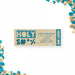 Funny 30th birthday ticket invitation with bold typography and admit one layout designed for an adult milestone birthday celebration.