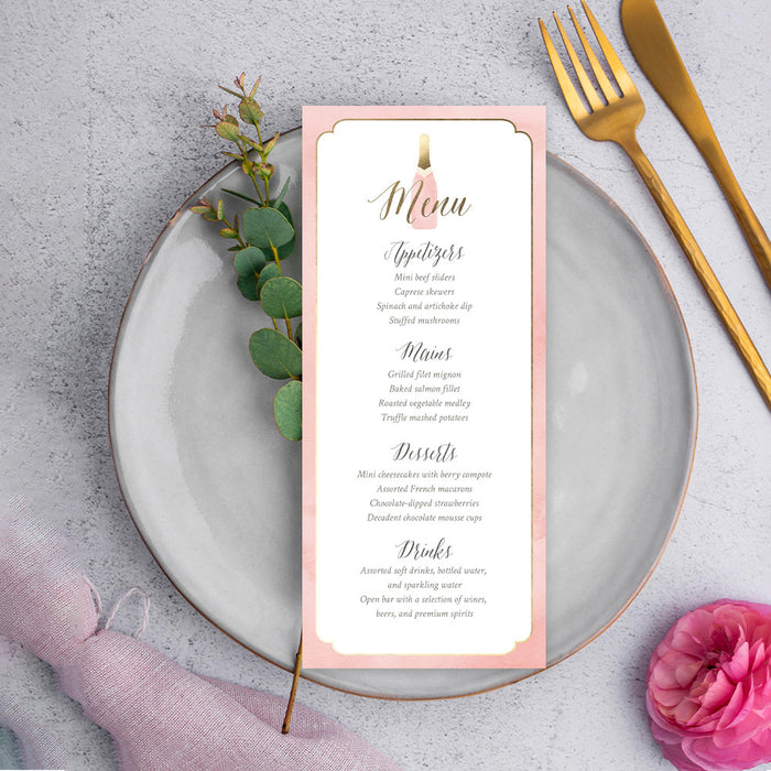Galentine's Day Invitation Blush Pink Champagne Party