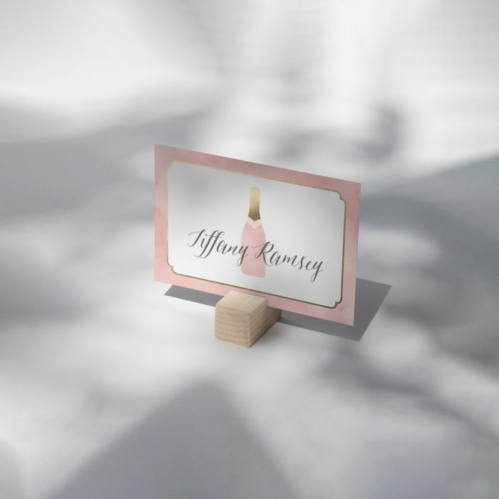 Galentine's Day Invitation Blush Pink Champagne Party