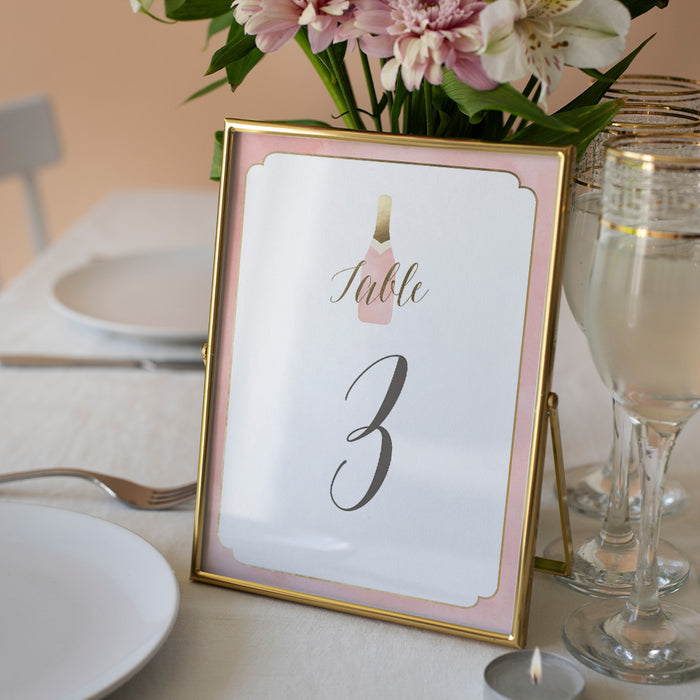 Galentine's Day Invitation Blush Pink Champagne Party