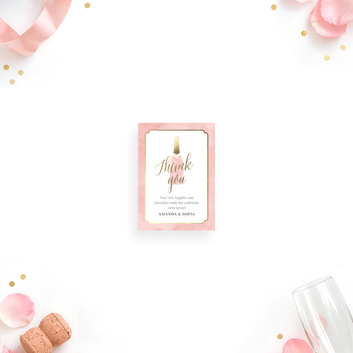 Galentine's Day Invitation Blush Pink Champagne Party