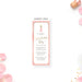 blush pink Galentine's Day ticket invitation with champagne bottle illustration, elegant lettering, and personalized party details