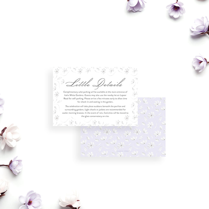 Lavender Garden Party Invitation Floral Spring Event Invite