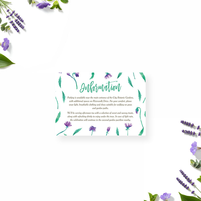 Garden Party Birthday Invitation Floral Birthday Invite