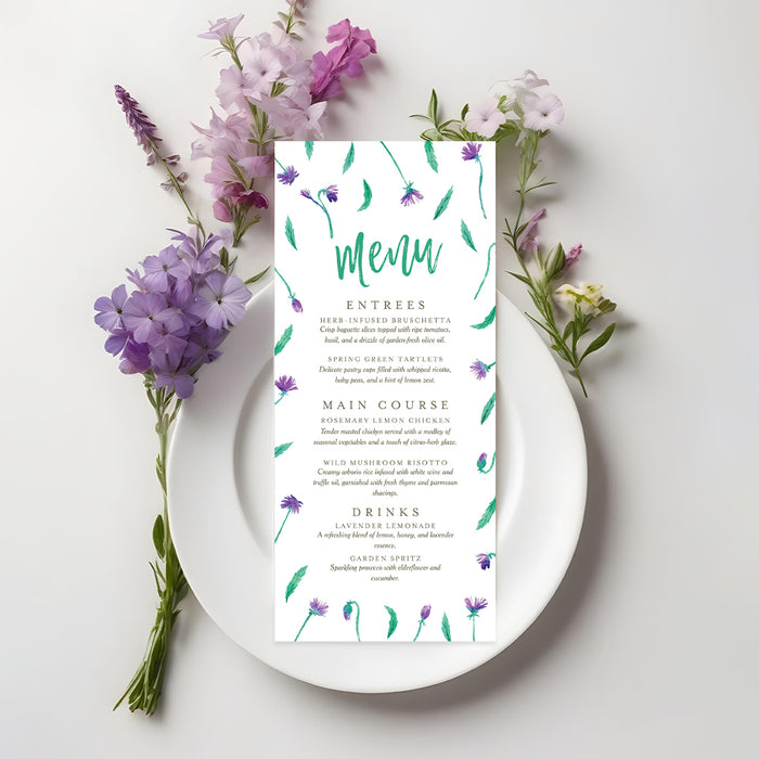 Garden Party Birthday Invitation Floral Birthday Invite