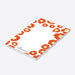 Personalized floral notepad featuring a vibrant flower illustration-side