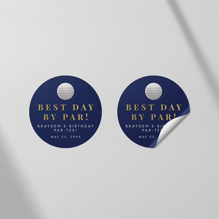 Personalized Golf Birthday Party Invitation Par Tee