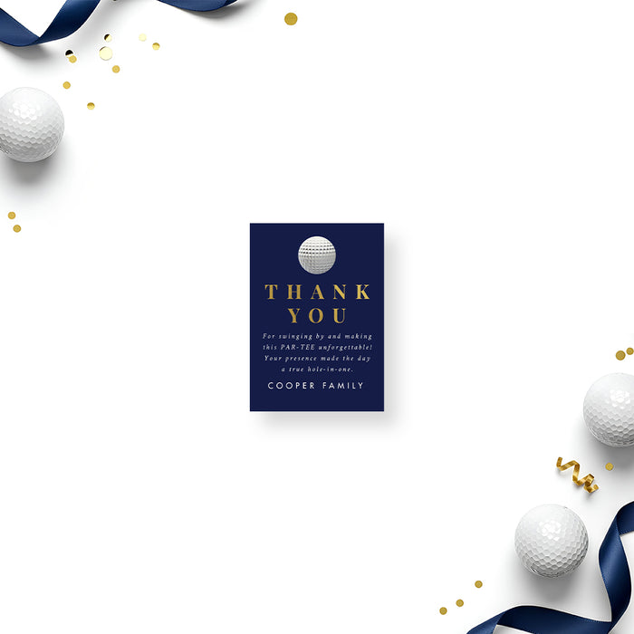 Personalized Golf Birthday Party Invitation Par Tee