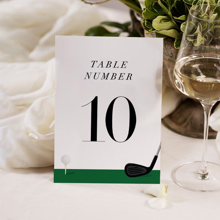 Personalized Golf Party Invitation Custom Sports Event Card