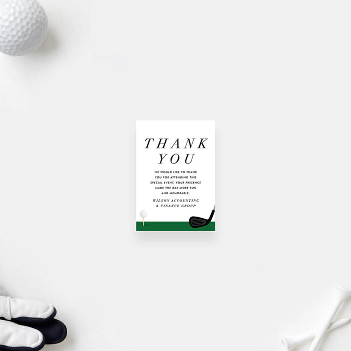 Personalized Golf Party Invitation Custom Sports Event Card
