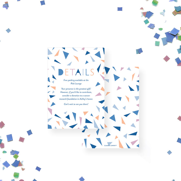 Goodbye Cancer Party Invitation Colorful Survivor Celebration