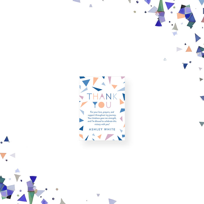 Goodbye Cancer Party Invitation Colorful Survivor Celebration