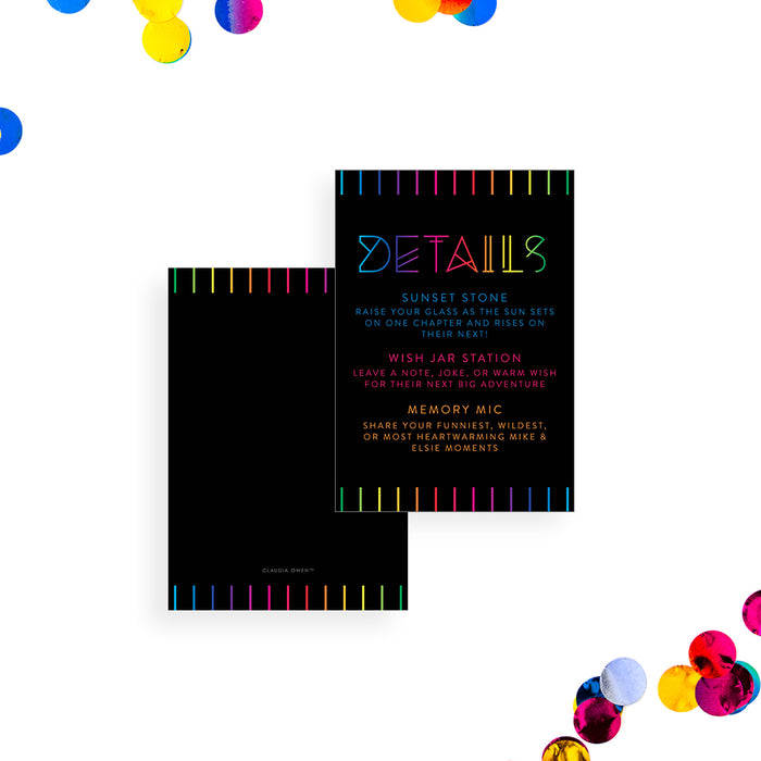 Goodbye Party Invitation Moving Away Party Colorful Farewell Invite