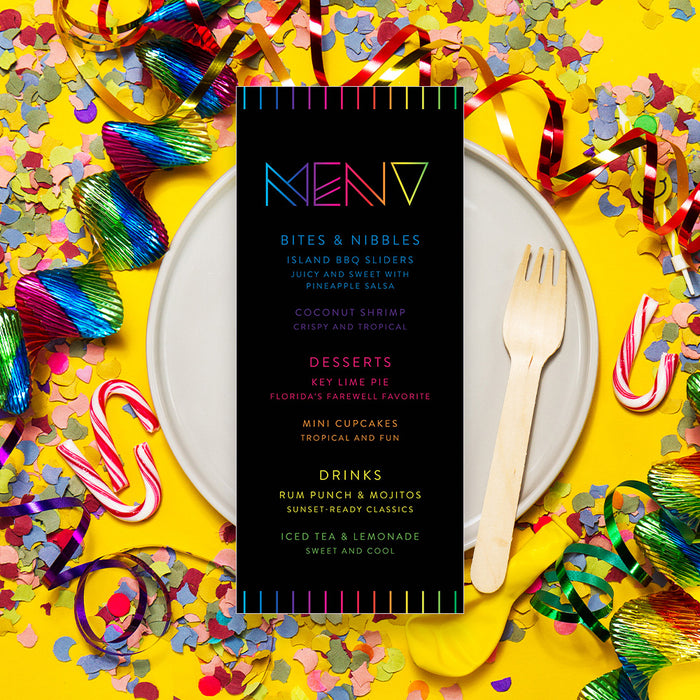 Goodbye Party Invitation Moving Away Party Colorful Farewell Invite