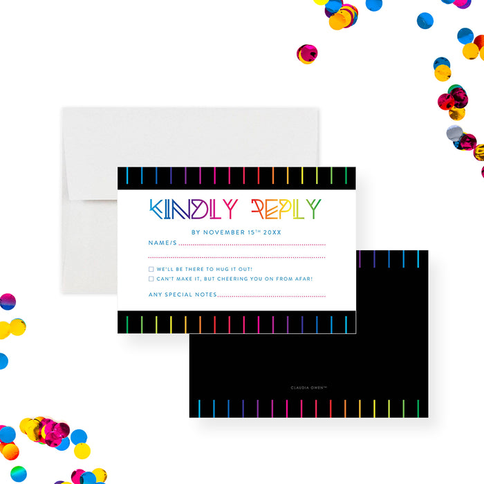 Goodbye Party Invitation Moving Away Party Colorful Farewell Invite