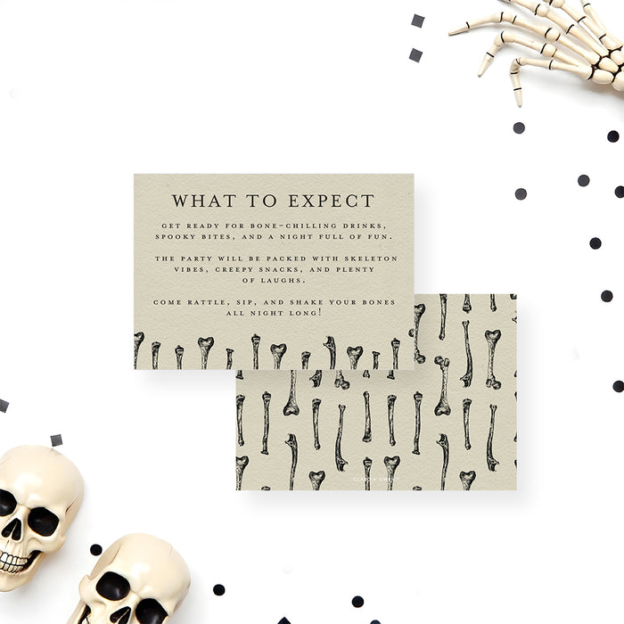 Gothic Birthday Invitation Spooky Halloween Party Card