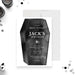 printed gothic coffin birthday invitation with dark watercolor coffin design, skull detail, and personalized spooky birthday party wording-front