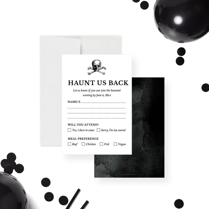Gothic Coffin Birthday Invitation Spooky Party