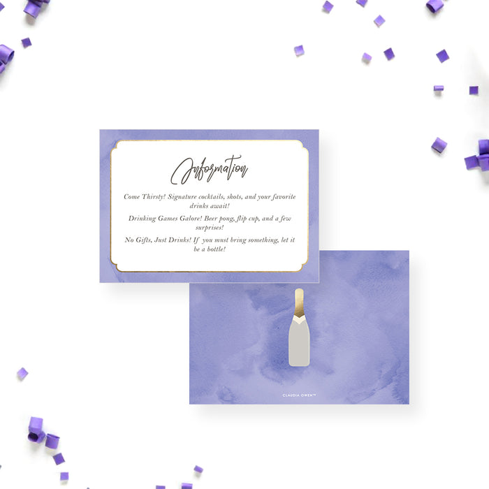 Graduation Party Invitation Pop the Champagne Design