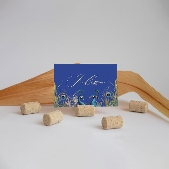 Elegant Peacock Graduation Party Invitation