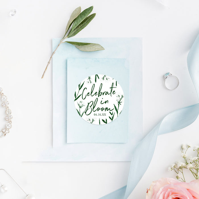 Personalized Botanical Garden Party Birthday Invitation