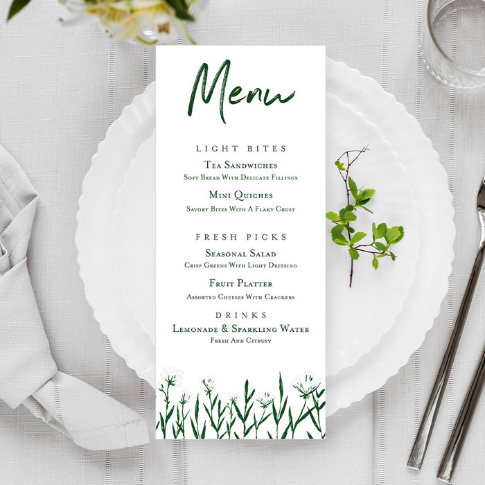 Personalized Botanical Garden Party Birthday Invitation