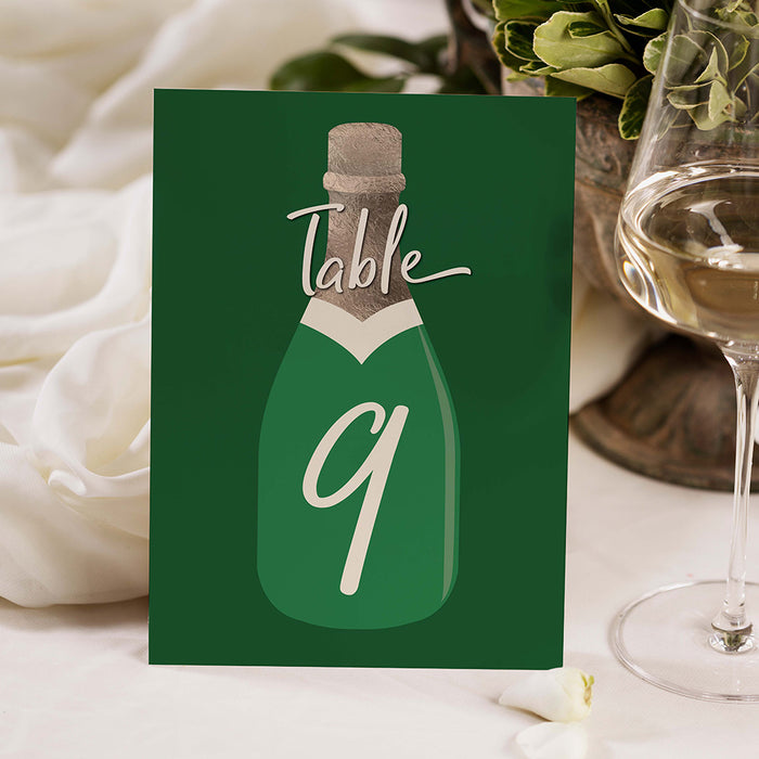 Personalized Champagne Bottle Graduation Party Invitation