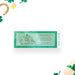 St. Patrick’s Day ticket invitation with a lush green watercolor background and four-leaf clover