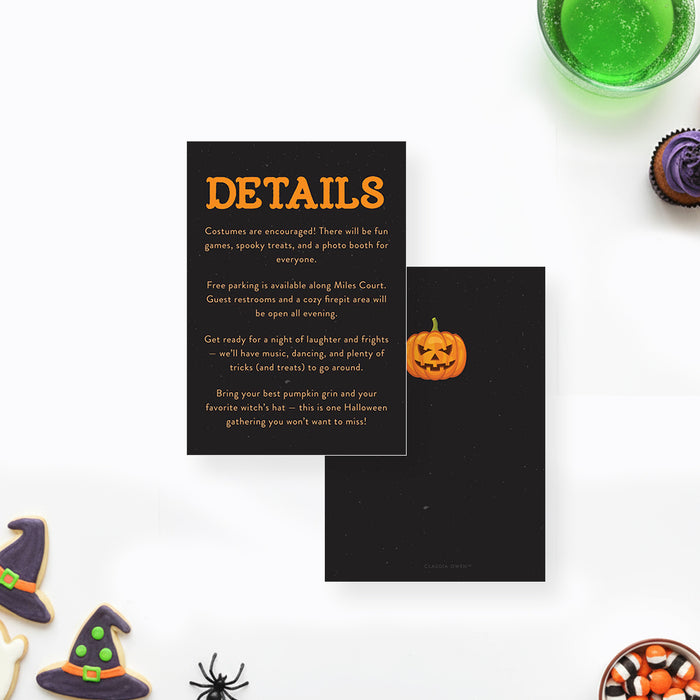 Halloween Party Invitation Pumpkin Kids Halloween Invite
