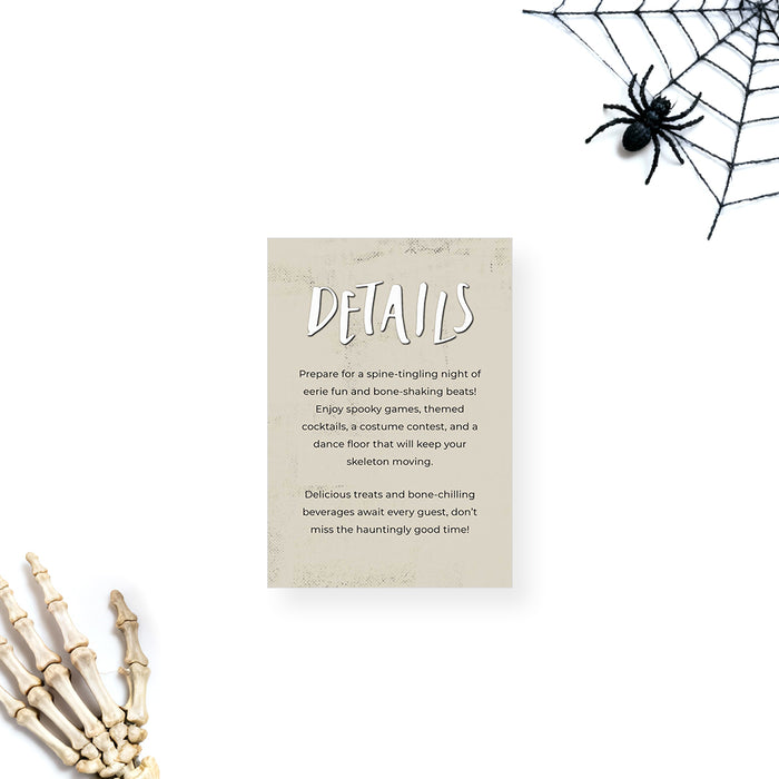 Halloween Party Invitation Skeleton Shake Your Bones Invite