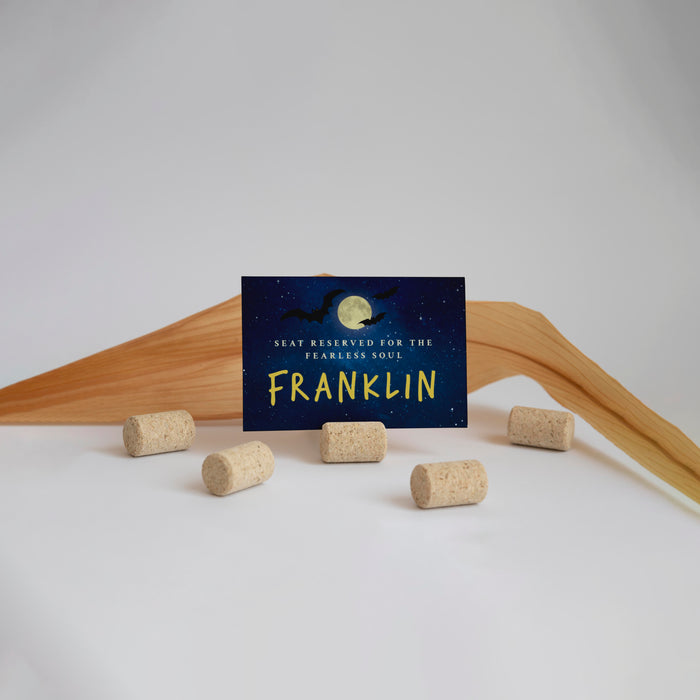 Halloween Party Invitation Spooky Night Sky Design