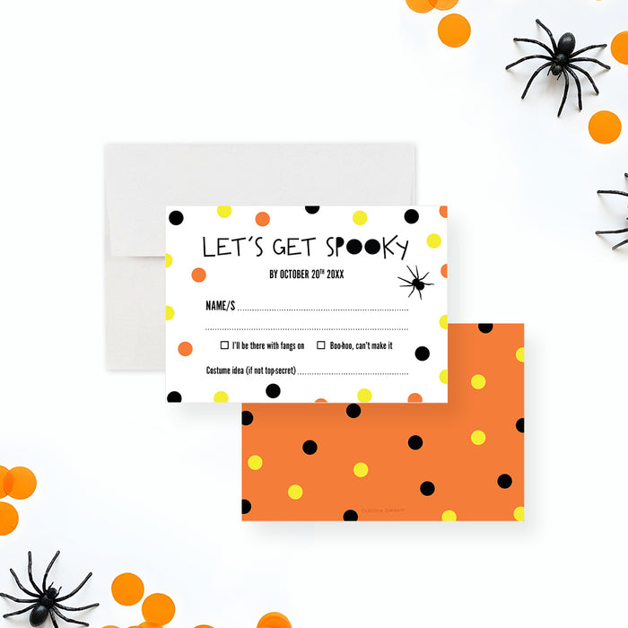 Boo Halloween Party Invitation Fun Spooky Design for Kids