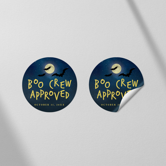 Halloween Party Invitation Spooky Night Sky Design