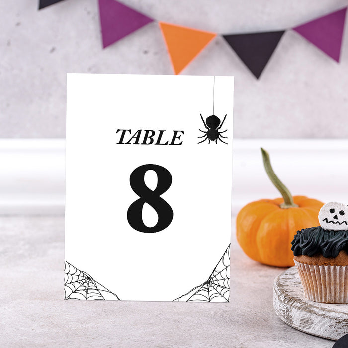 Halloween Spider Invitation Spooky Party Invite