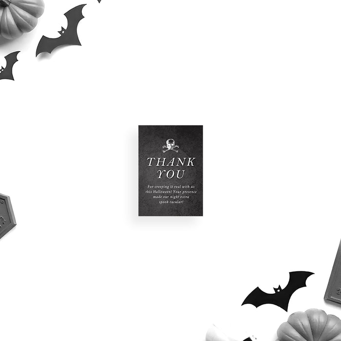 Gothic Tombstone Halloween Invitation Spooky Crow Party Card