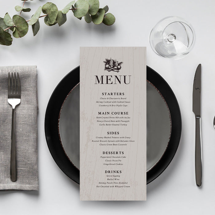 Eat Drink Be Merry Company Holiday Party Invitation Christmas Event