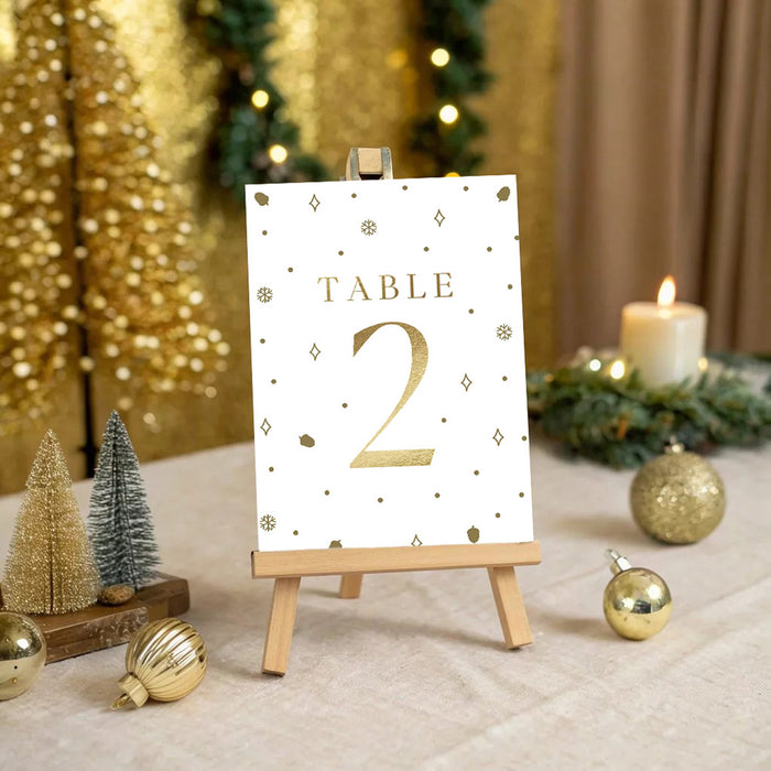 Holiday Party Invitation Gold Christmas Celebration